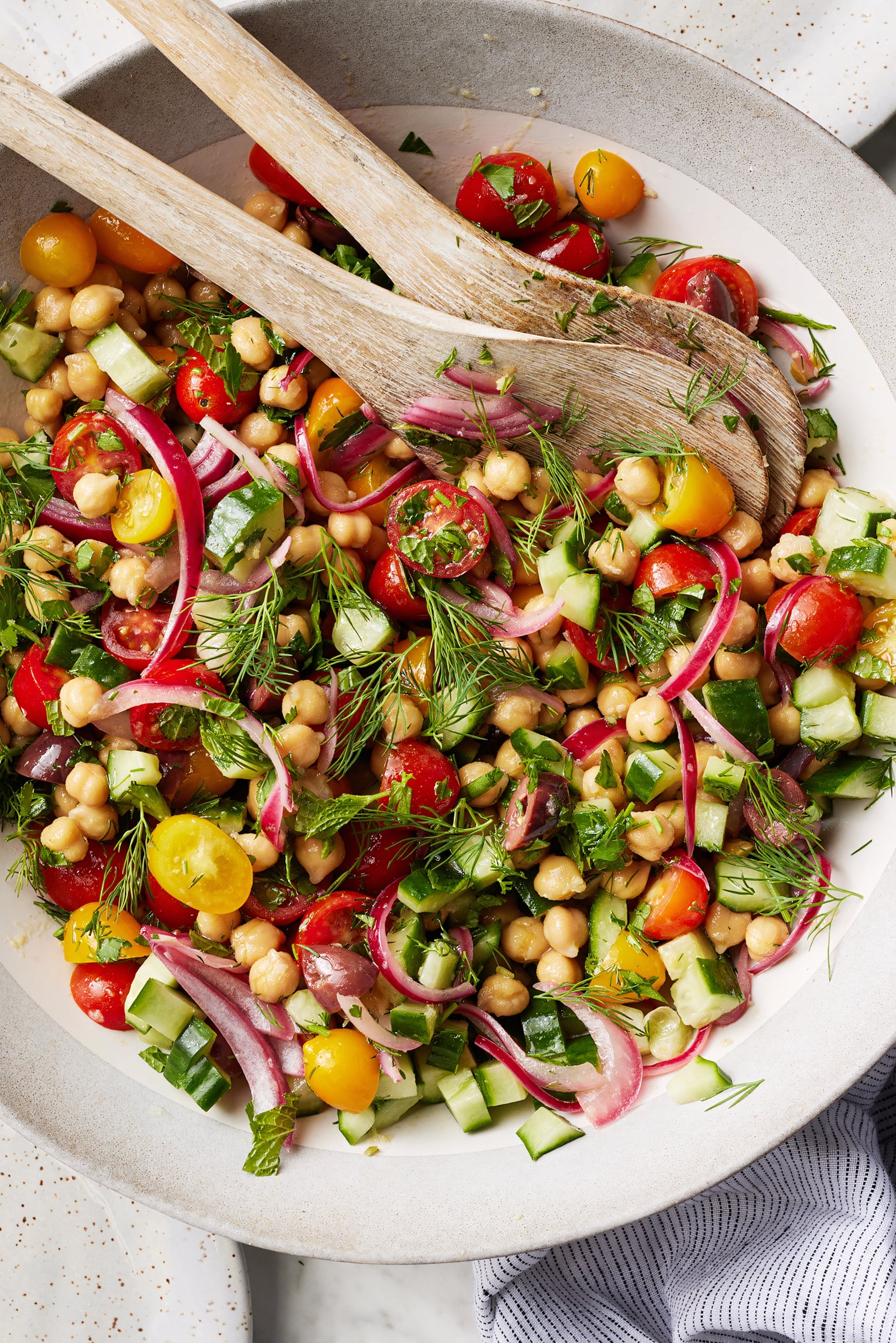 Fresh Chickpea Salad